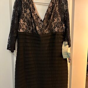 Simply Liliana Black Lace Dress